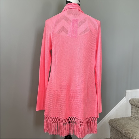 Lilly Pulitzer Tatum Cardigan in Lilly’s Coral - Picture 7 of 8